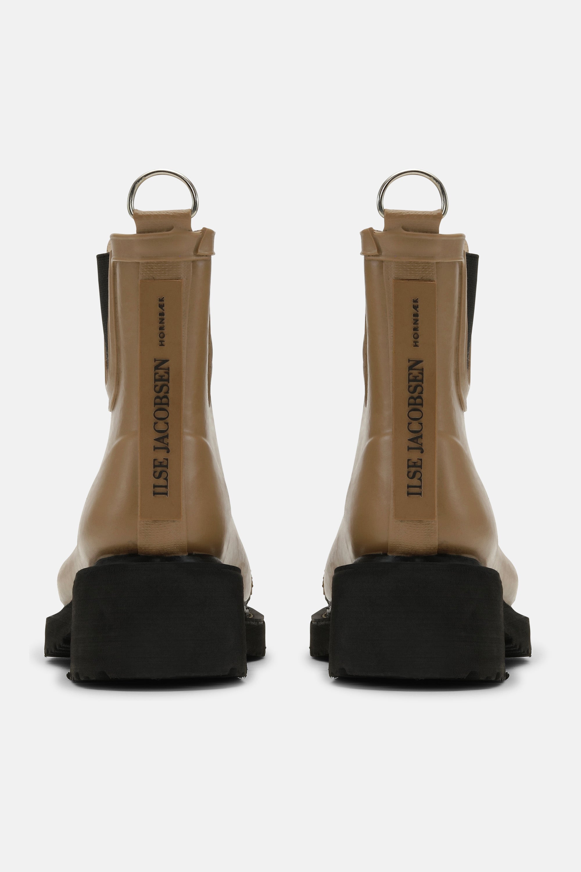 Ilse Jacobsen Hornbæk Footwear Kurze Gummistiefel Hohem Absatz Rain boots 224 Otter